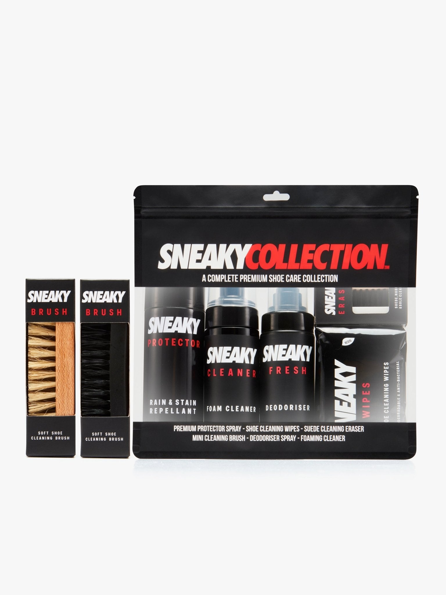 Sneaky Complete Shoe Cleaning Kit and Brushes Bundle - Sneaky